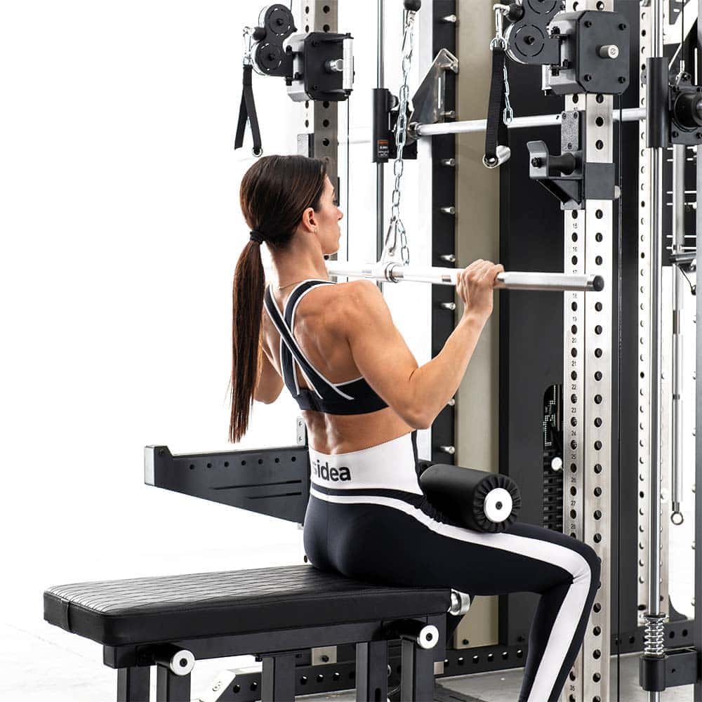 Lat pulldown attachment